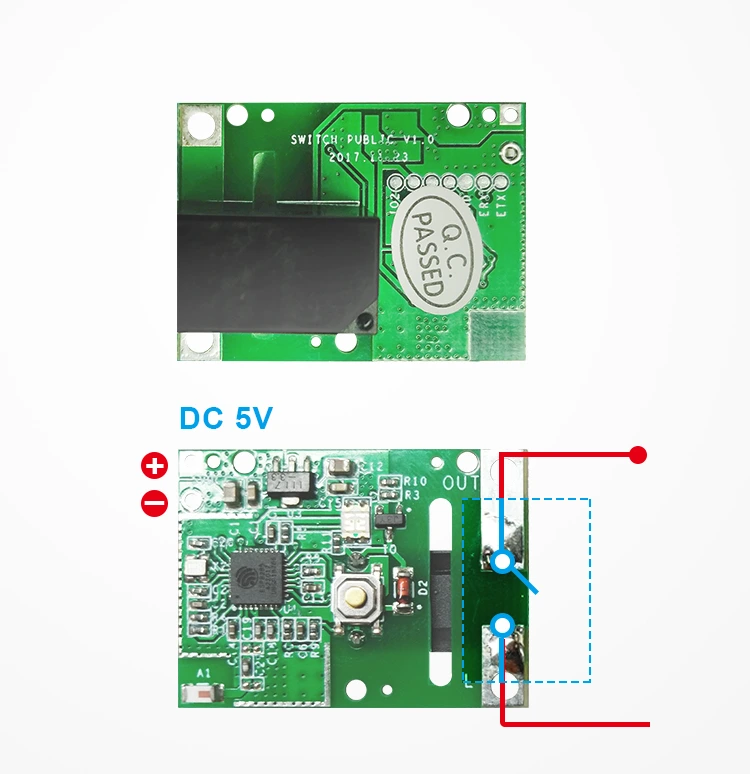 SONOFF RE5V1C 5V WiFi Inching/Selflock Smart Switch Relay Module DIY EWeLink Smart Home Automation For Alexa Google Assistant