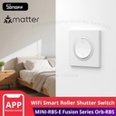 SONOFF Fusion Series Orb-RBS Matter Over WiFi Smart Roller Shutter Wall Switch | MINI-RBS-E