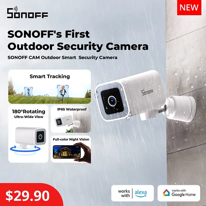[6920075743357] SONOFF CAM Outdoor Smart Security Camera | CAM-B1P