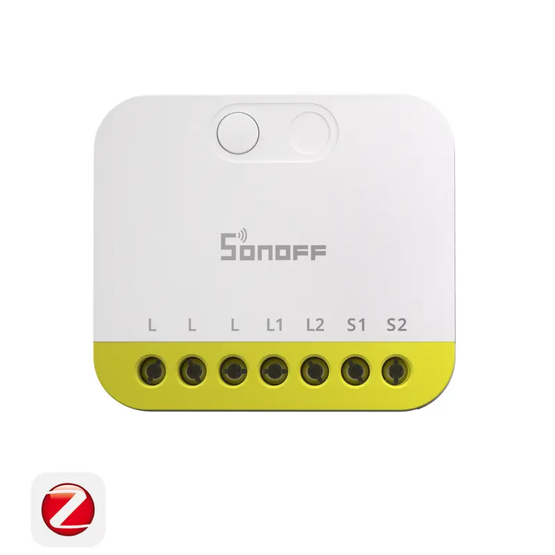 [6920075743463] SONOFF MINI-ZB2GS-L Duo-L Zigbee Smart Switch–No Neutral Wire, Zigbee 3.0, Dual Channel, Compact Design, Works with Alexa, Google Home