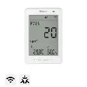 SONOFF SAWF-07P Smart Indoor Air Quality Monitor with PM2.5, PM10, Temperature & Humidity Sensor, Real-Time Display, Notification, Matter-Compatible, 2.4GHz WiFi, 3.73-inch Screen, for Bedroom, Nusery