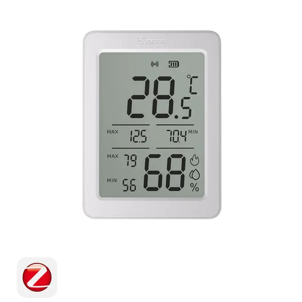 [6920075743593] SONOFF AirGuard TH 3.6'' LCD Zigbee Temperature And Humidity Sensor | SNZB-02DR2 