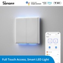 SONOFF T5-3C-120 TX WiFi Touch Wall Switch Smart Home Replaceable Switch Cover APP Remote Control via Alexa Google Home