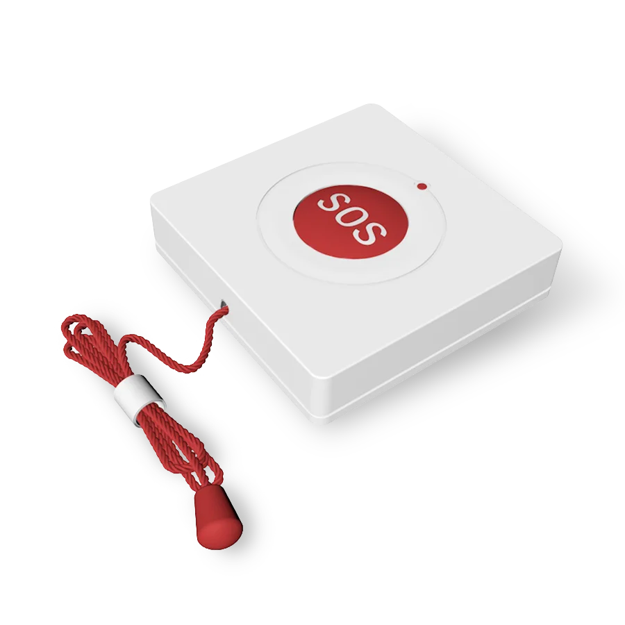 Wireless Pull Cord SOS Emergency Alarm for Elderly - Hospital Grade Help Button