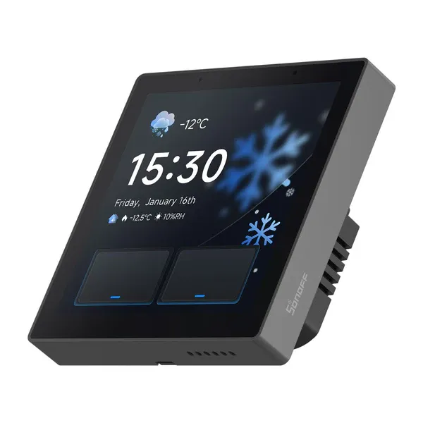 [6979033600416] SONOFF NSPanel Pro Gen2 Dual Channel Relay Smart Home Control Panel 86 Type (Dim Gray)