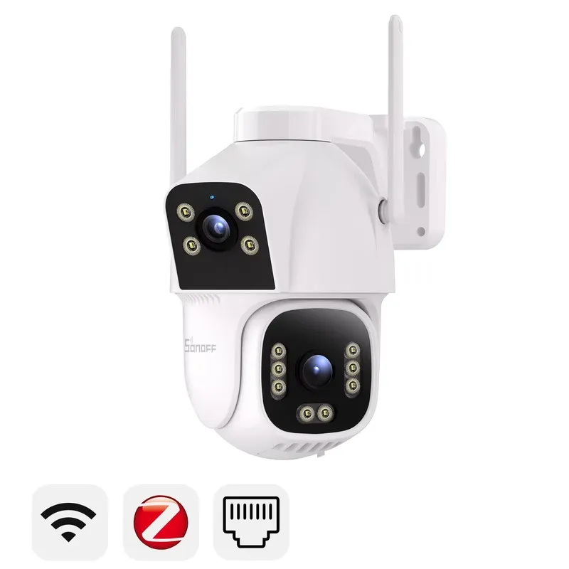 [6979033600355] SONOFF CAM Outdoor DUO Dual Lens Outdoor Smart Security Camera Hub | CAM-C44HE