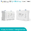 SONOFF 4CHR3-230V 10A 2200W 4 Gang WiFi Smart Switch Inching/Self-Locking/Interlock 3 Working Mode APP Remote Control Switch Works with Alexa and Google Home