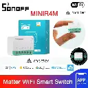 SONOFF MINIR4M MINI Extreme WiFi Smart Home Switch Detach Relay Matter Voice Control with Alexa Google Home