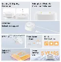 SONOFF SNZB-05P Smart Zigbee3.0 Water Leak Sensor with Detection Cable IP67 Waterproof Smart Scene Linkage Alarms Works with Alexa Google Home 5+Years battery life