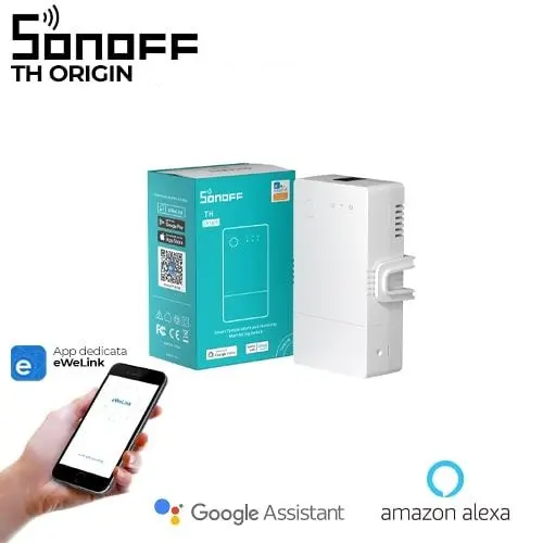 [6920075777512] SONOFF THR316 Origin Smart Temperature and Humidity Monitoring Switch