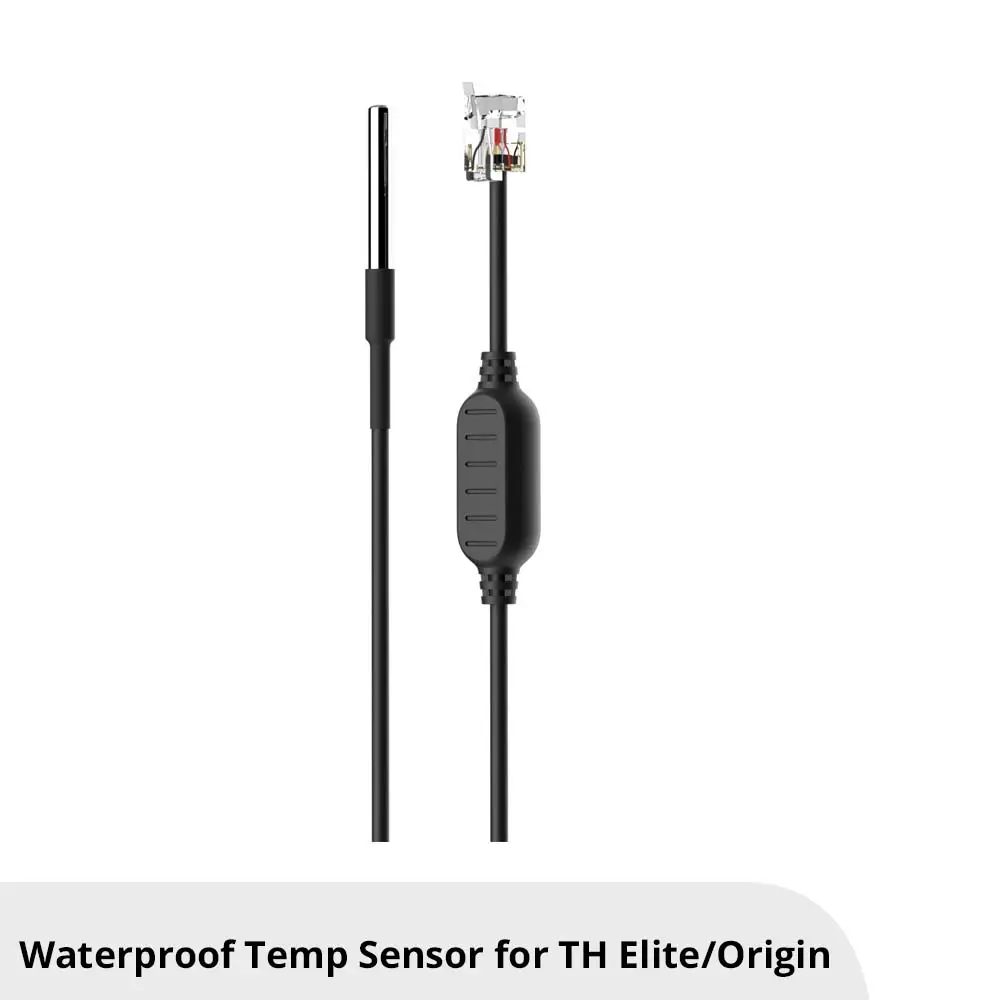 Temperature sensor, WTS01 RJ9 4P4C connector for Sonoff TH Elite/TH Origin, waterproof temperature sensor, WTS01 sensor