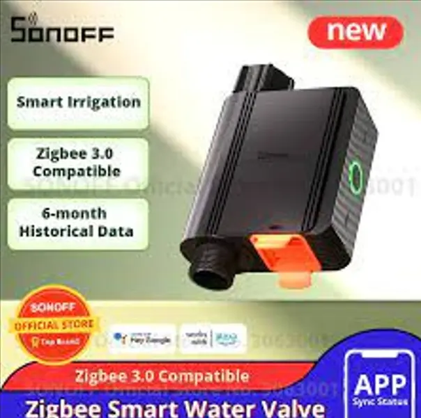 SONOFF SWV Zigbee Garden Watering Timer Smart Drip Irrigation System Built-in Water Flow Recorder Controller
