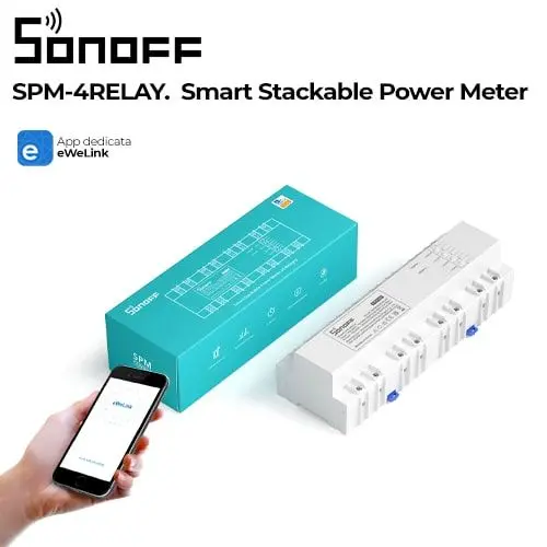 [6920075776980] SONOFF Smart Stackable Power Meter SPM-Relay