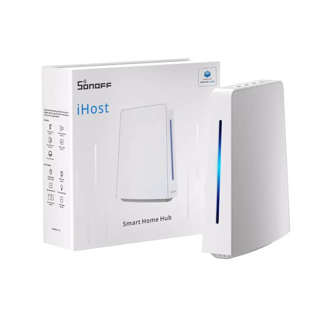 SONOFF iHost RV1109 2GB Smart Home Gateway Zigbee3.0 WiFi bluetooth Smart Home HUB Local Private Server Locally Control Devices Smart Scenes
