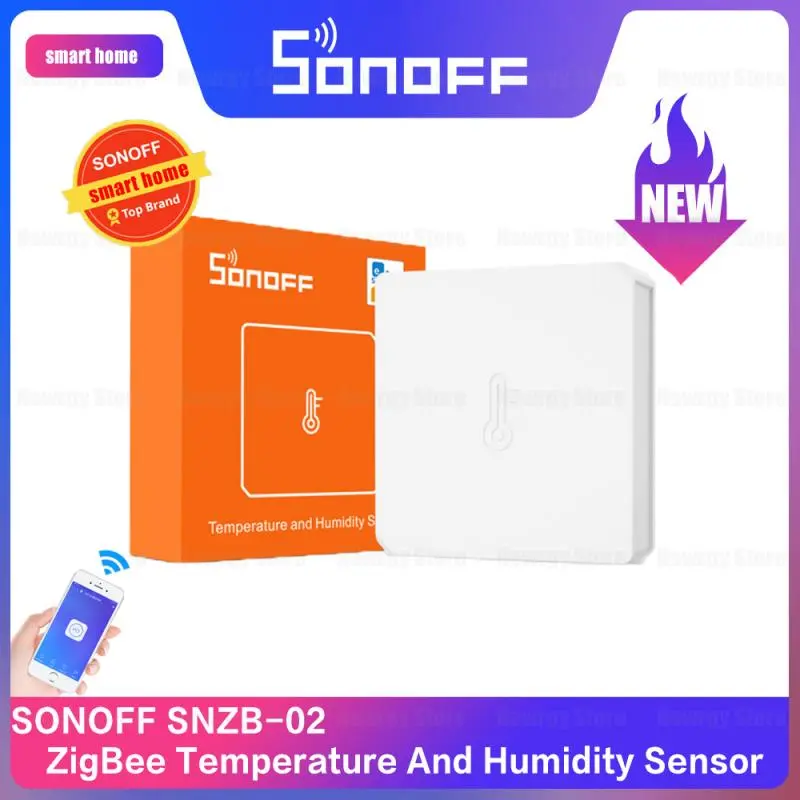 SONOFF Heat Detector SNZB-02 – ZigBee Temperature And Humidity Sensor 