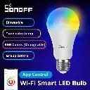SONOFF B05-BL- Smart LED Bulb, Dimmer, WiFi Smart Light Bulbs, 220V-240V, Remote Control, Works with Alexa