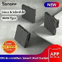 SONOFF M5-3C-80 SwitchMan Smart Wall Switch Push Button Switch 3 Gang Switch Work With Alexa Google Home and other