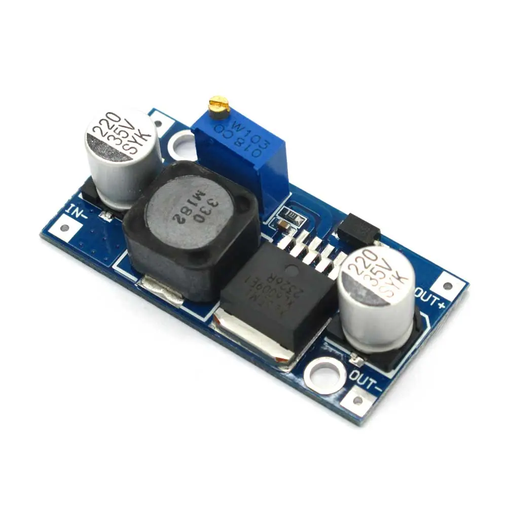 LM2596 DC-DC Buck Converter Adjustable Step Down Power Supply Module