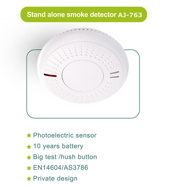  AJ-763 stand alone smoke alarm