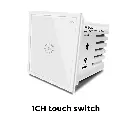 Smart Wifi White wall touch Retrofit for Anchor Roma Modular 1 Gang Switch WF510-16AW  works with Alexa ,Google