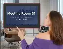Meeting Room Display 10" Advertising Digital Signage Android POE Monitor Type Stretched Display Screen Wall Mount Booking System Meeting Room Tablet SMRCP-1056T