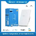SONOFF M5-3C-120W SwitchMan Smart Wall Switch 120 Push Button Switch 3 Gang Switch Work With Alexa Google Home and other