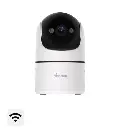 SONOFF Indoor Security Camera 1080P, CAM-PT2 Pan Tilt WiFi Camera with 360° View, Motion Tracking, Color Night Vision, 2-Way Audio, Privacy Mode, Compatible with Alexa & Google Home.