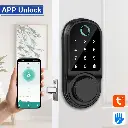 Automatic Locking with Fingerprint Keypad Lock Office Apartment Interior Smart Door Deadbolt Smart Locks 