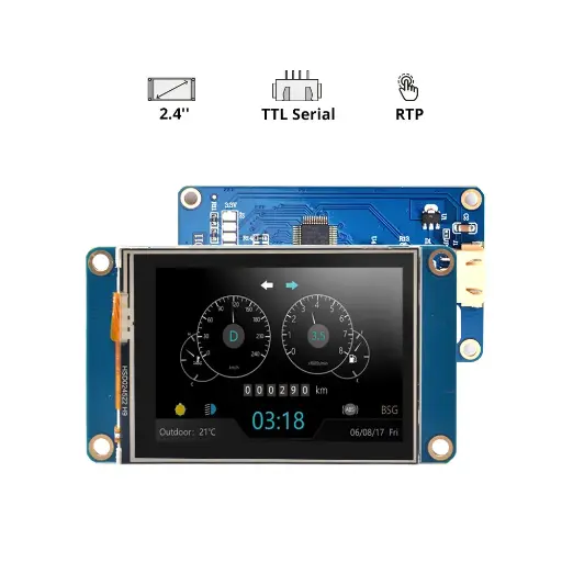 [IM150416002] Nextion NX3224T024–2.4” Basic Series HMI Touch Display