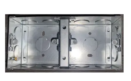 2 Gang Metal Box