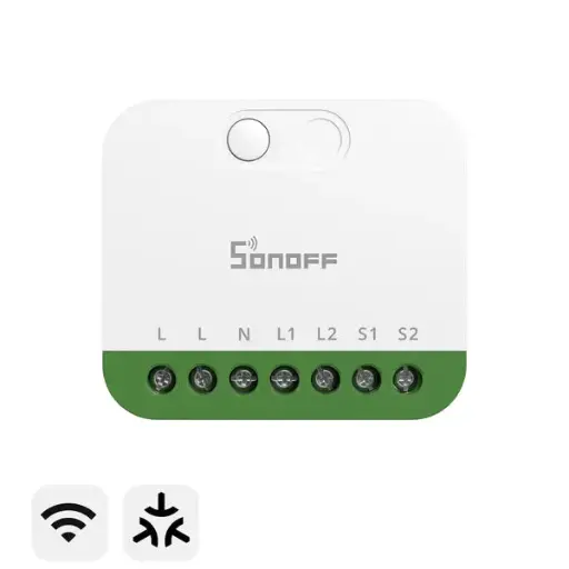 [6920075743623] SONOFF MINI DUO 2-Gang Matter Over WiFi Smart Switch | MINI-2GS 