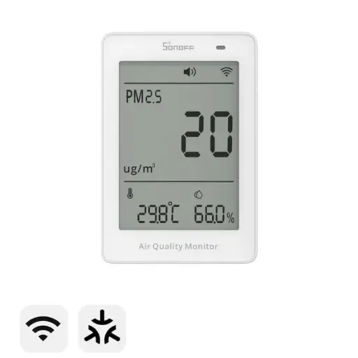 [6920075743265] SONOFF AirGuard PM2.5/PM10 Matter Over Wi-Fi Air Quality Monitor | SAWF-07P 