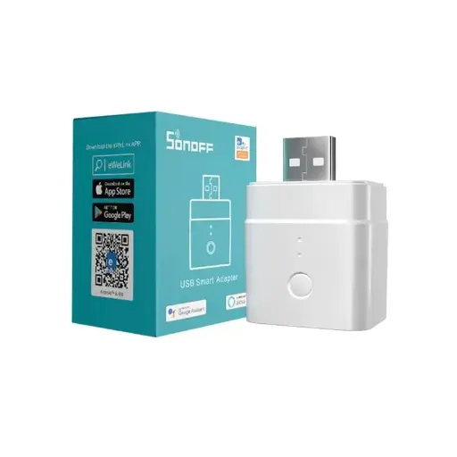 [6920075775723] SONOFF Micro USB Smart Adaptor Voice Control eWeLink Support Alexa Google