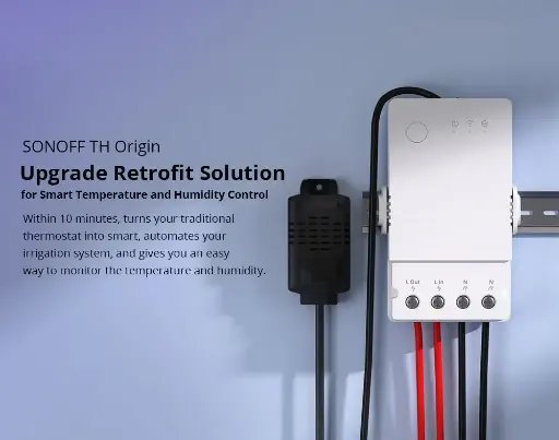 [6920075777512] SONOFF THR316 Origin Smart Temperature and Humidity Monitoring Switch