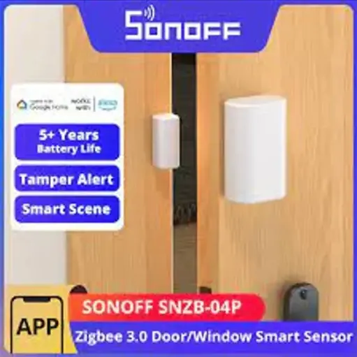[6920075740646] SONOFF SNZB-04P Zigbee Door Window Sensor Tamper Alert Smart Scene Remote Control Smart Home ZHA Work with Alexa Google Home