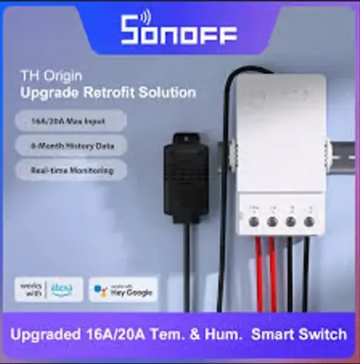 [6920075777536] SONOFF THR320 Origin Smart Temperature and Humidity Monitoring Switch